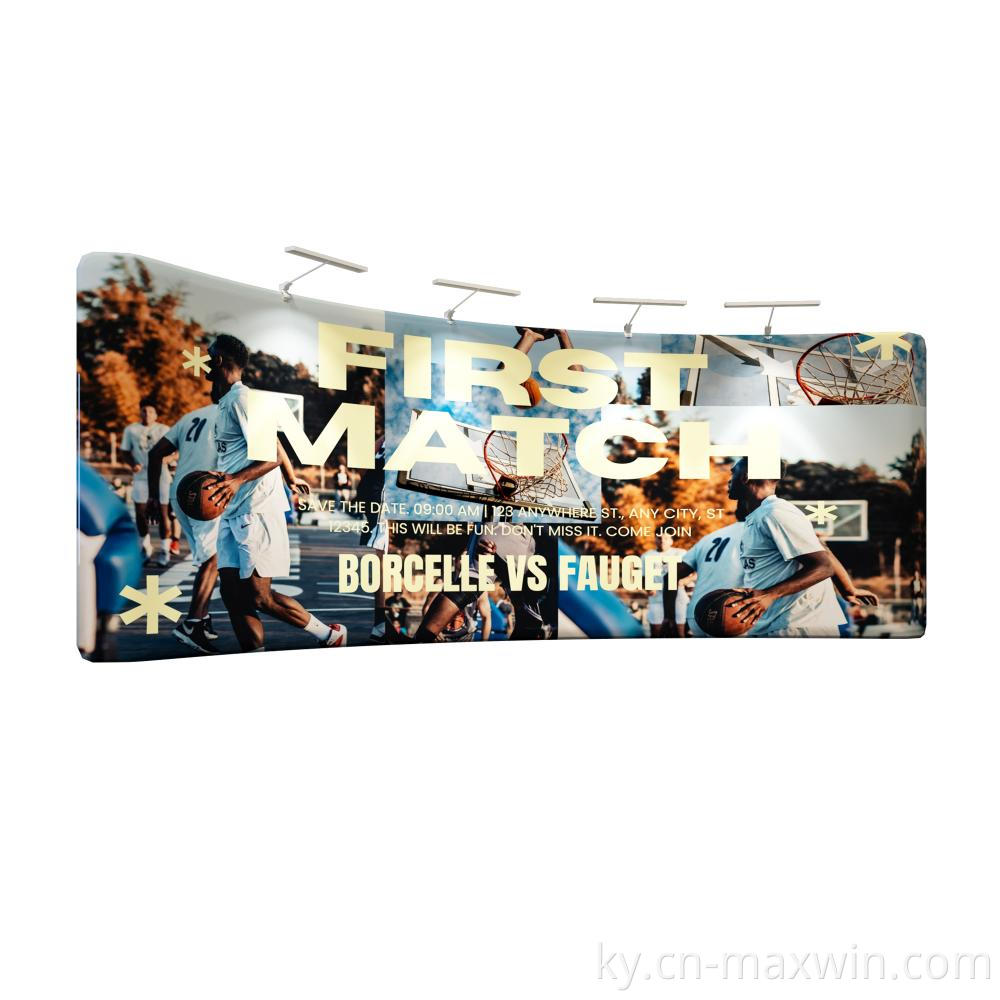 Ийилген калкып Curved Pop Up Background10